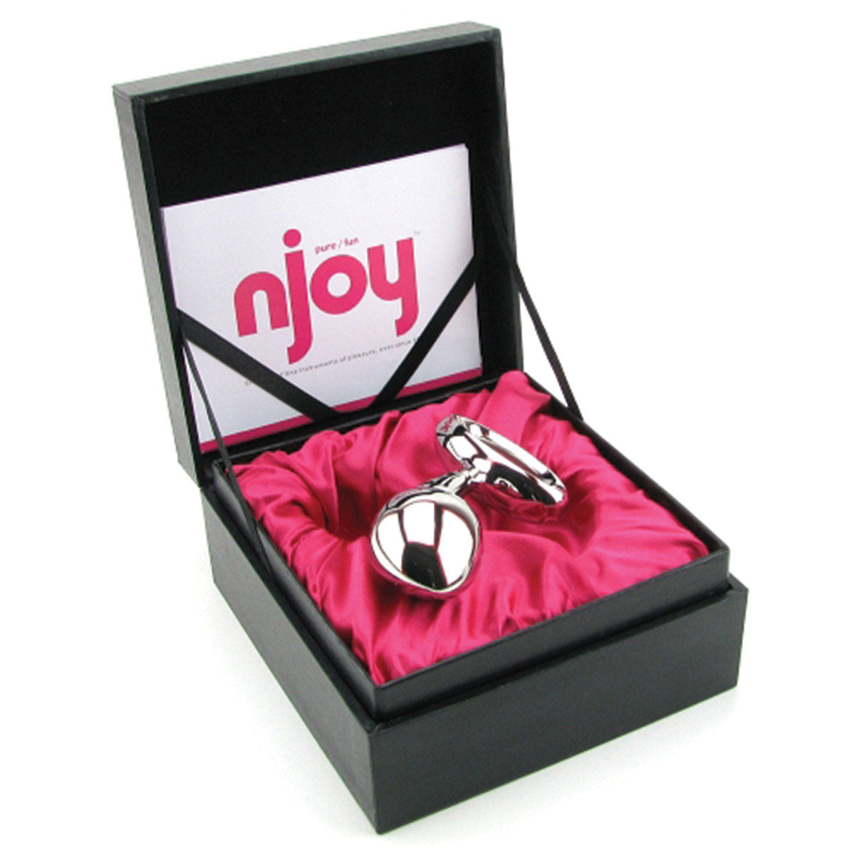 njoy Pure Stainless Steel Butt Plug - Medium