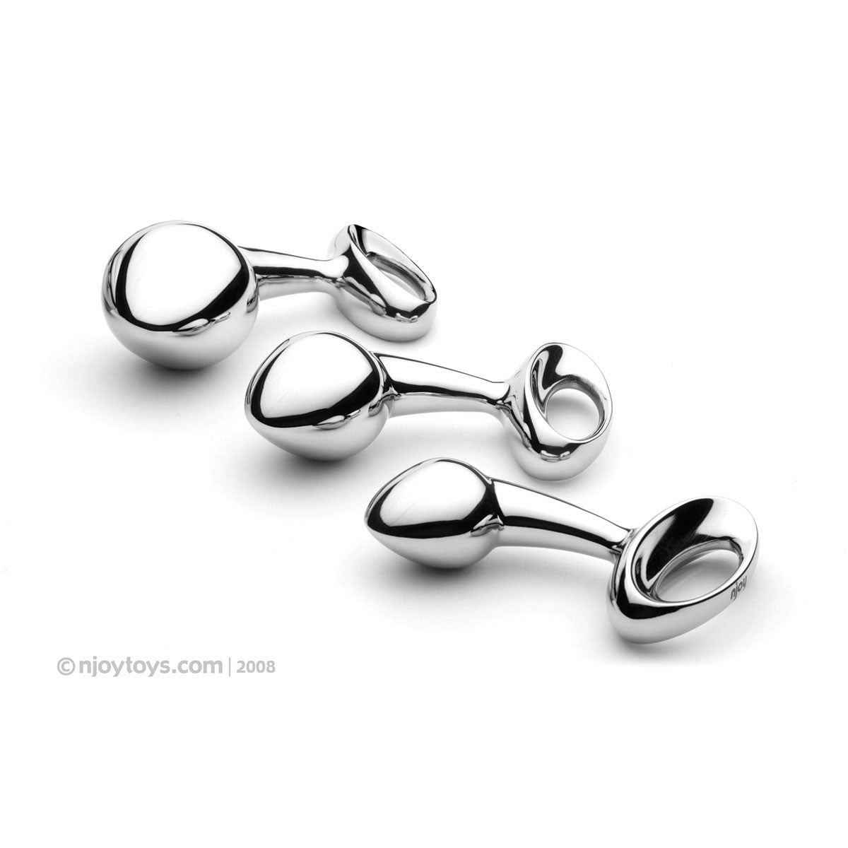 njoy Pure Stainless Steel Butt Plug - Medium