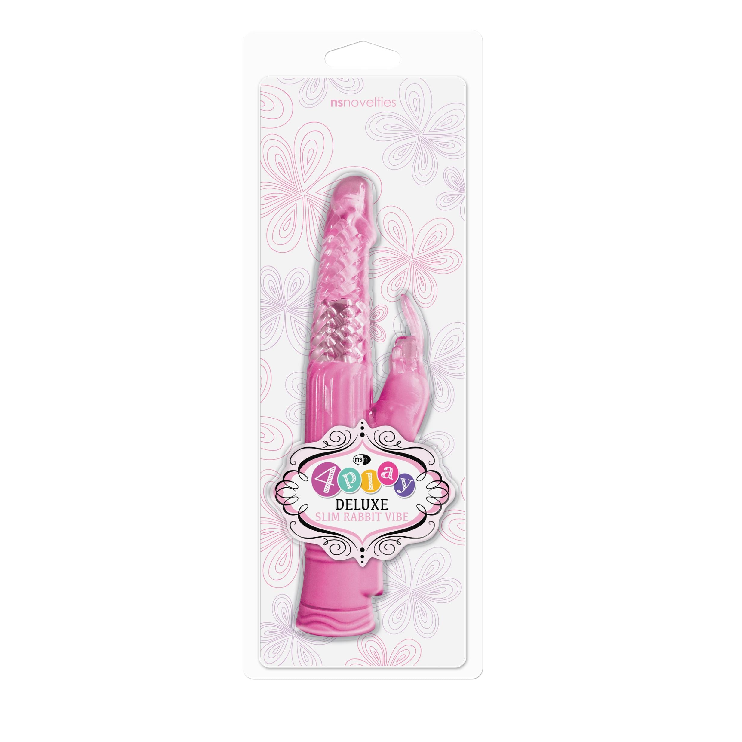 NS Novelties 4play Slim Rabbit Vibe Pink