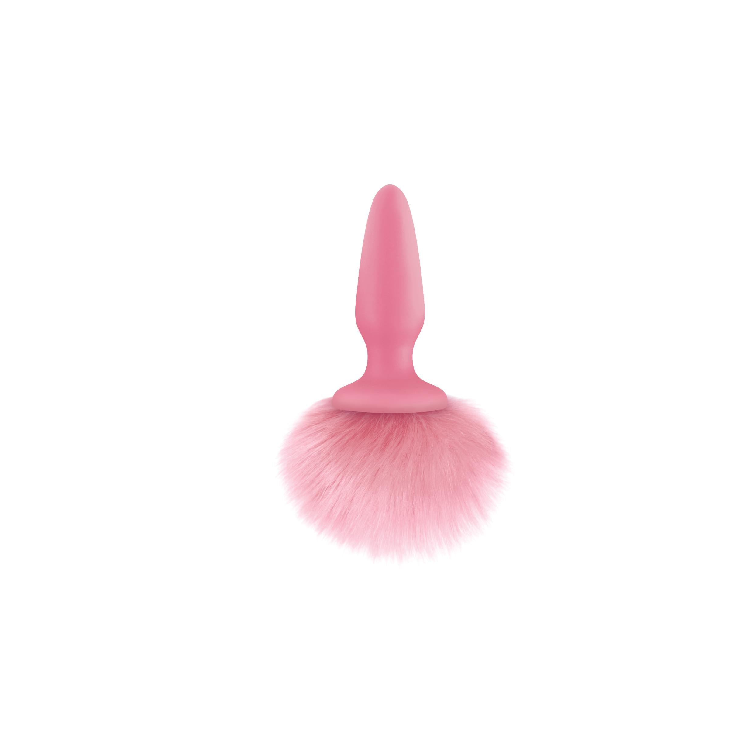Nsnovelties' Bunny Tails Role-Playing Anal Plug - Pink Pink
