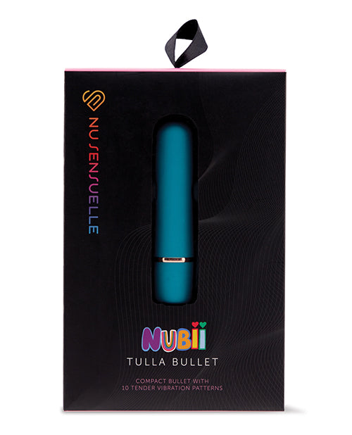 Nubii Tulla Bullet Vibrator Powerfu in Pocket Sized Blue