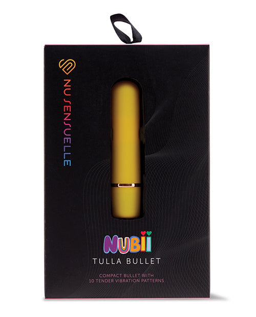 Nubii Tulla Bullet Vibrator Powerfu in Pocket Sized Yellow