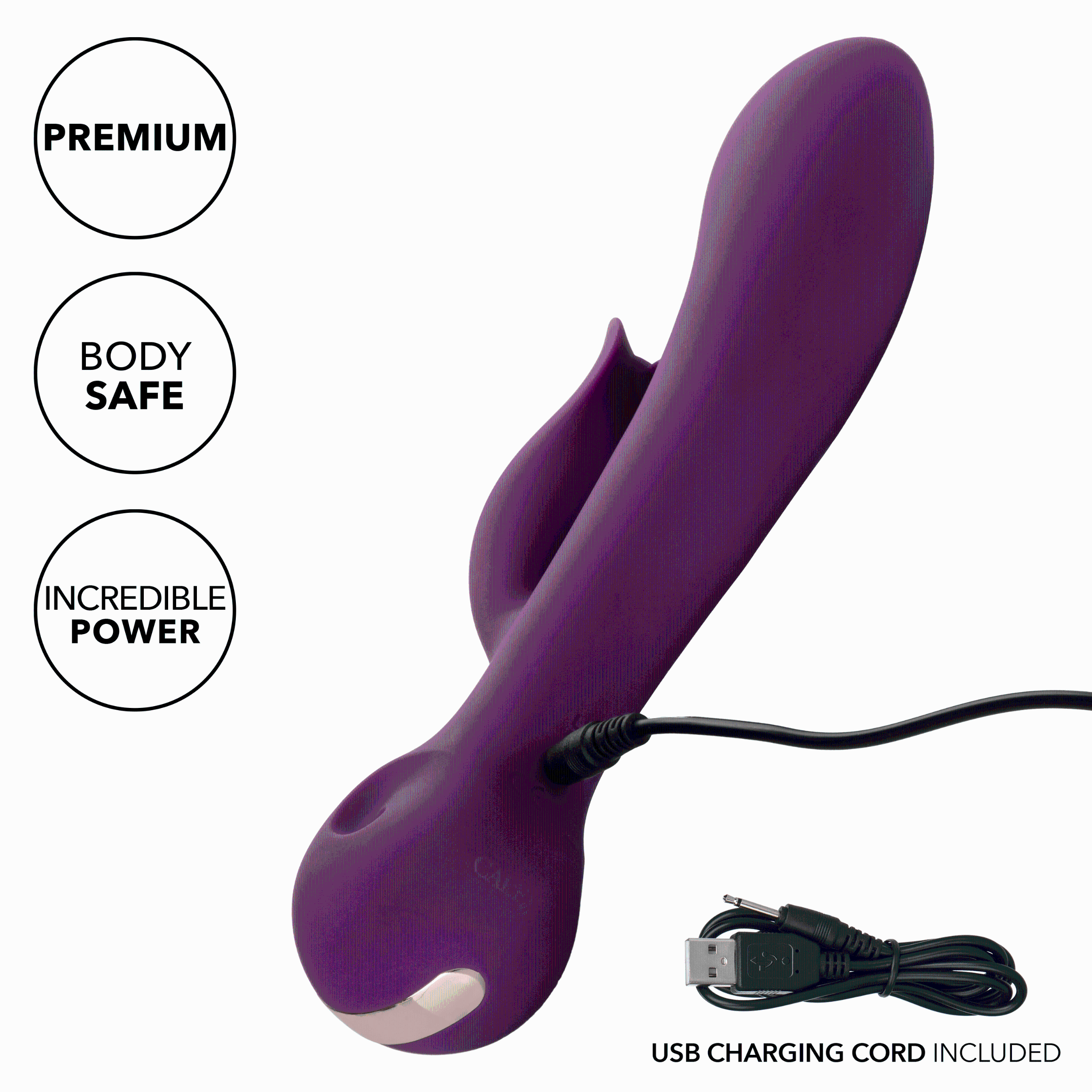 Obsession Desire Purple Rabbit Vibrator - CalExotics