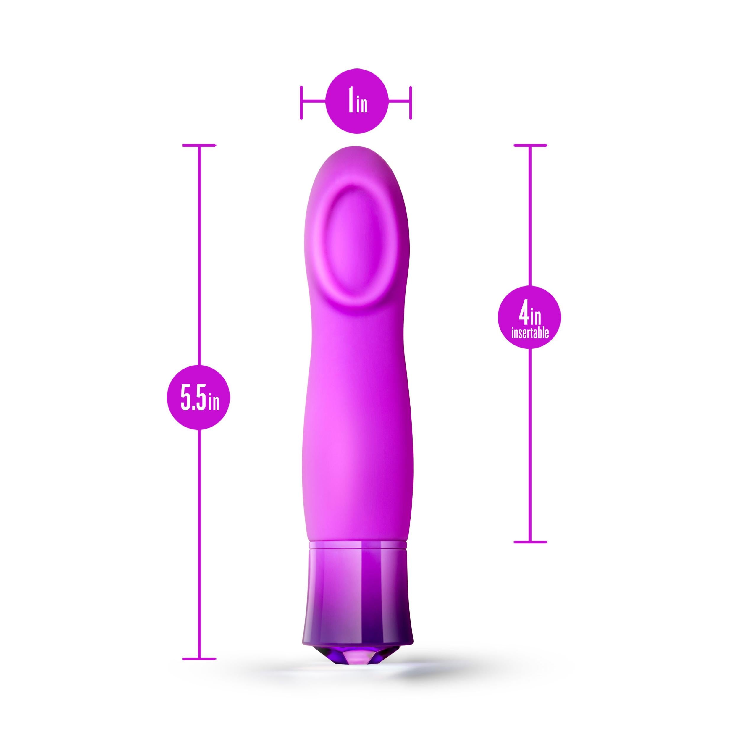 Oh My Gem Charm Amethyst Vibrator by Blush Novelties