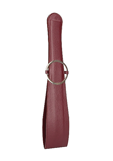 Ouch Halo Belt Flogger Burgundy