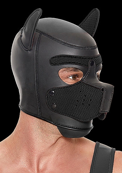 Ouch! Neoprene Puppy Hood Black