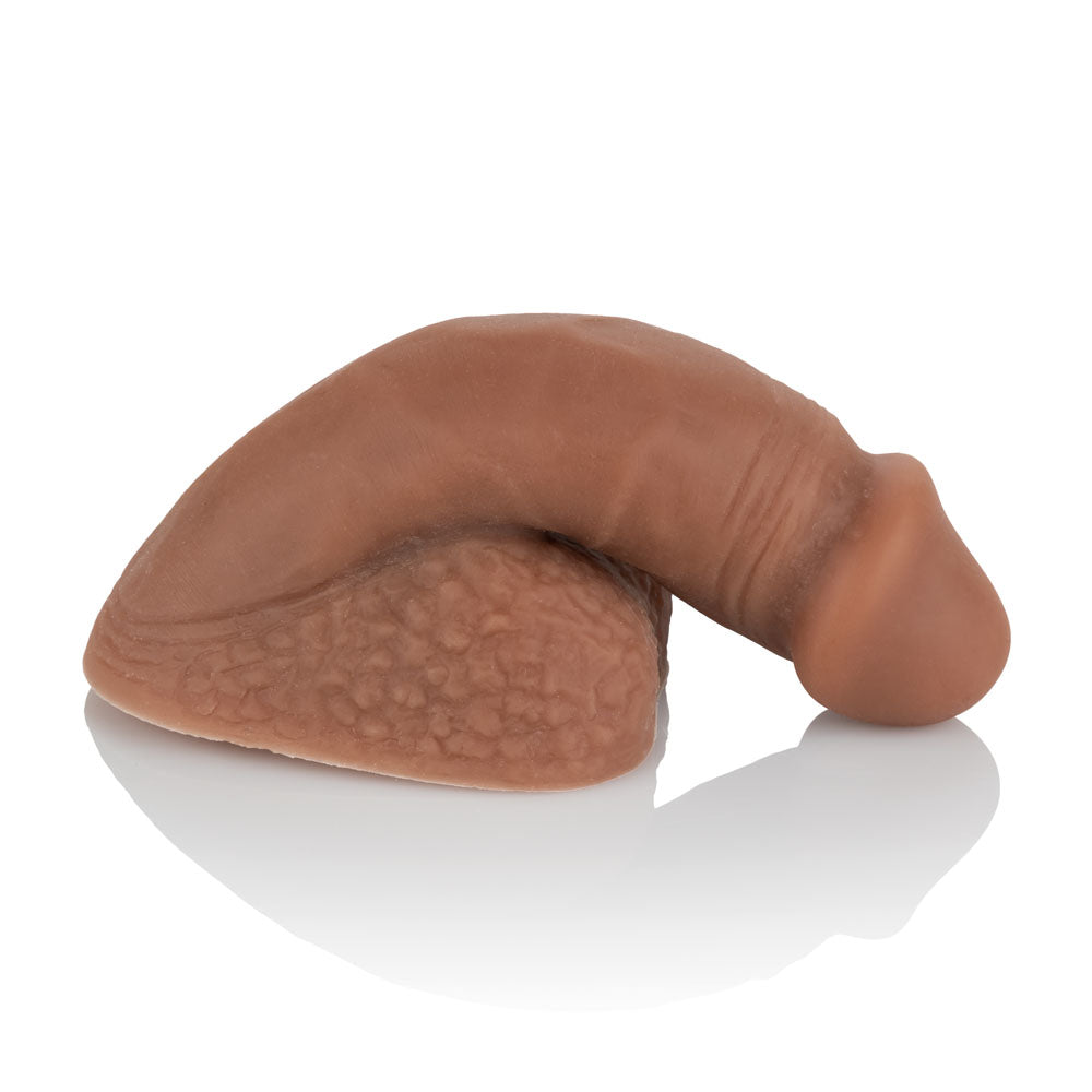 Packer Gear 5&quot; Silicone Packing Penis - Brown