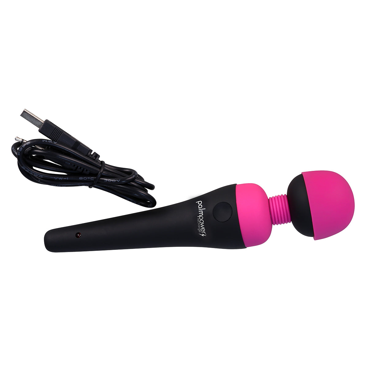 Palm Power Massager Fuschia Rechargeable Waterproof