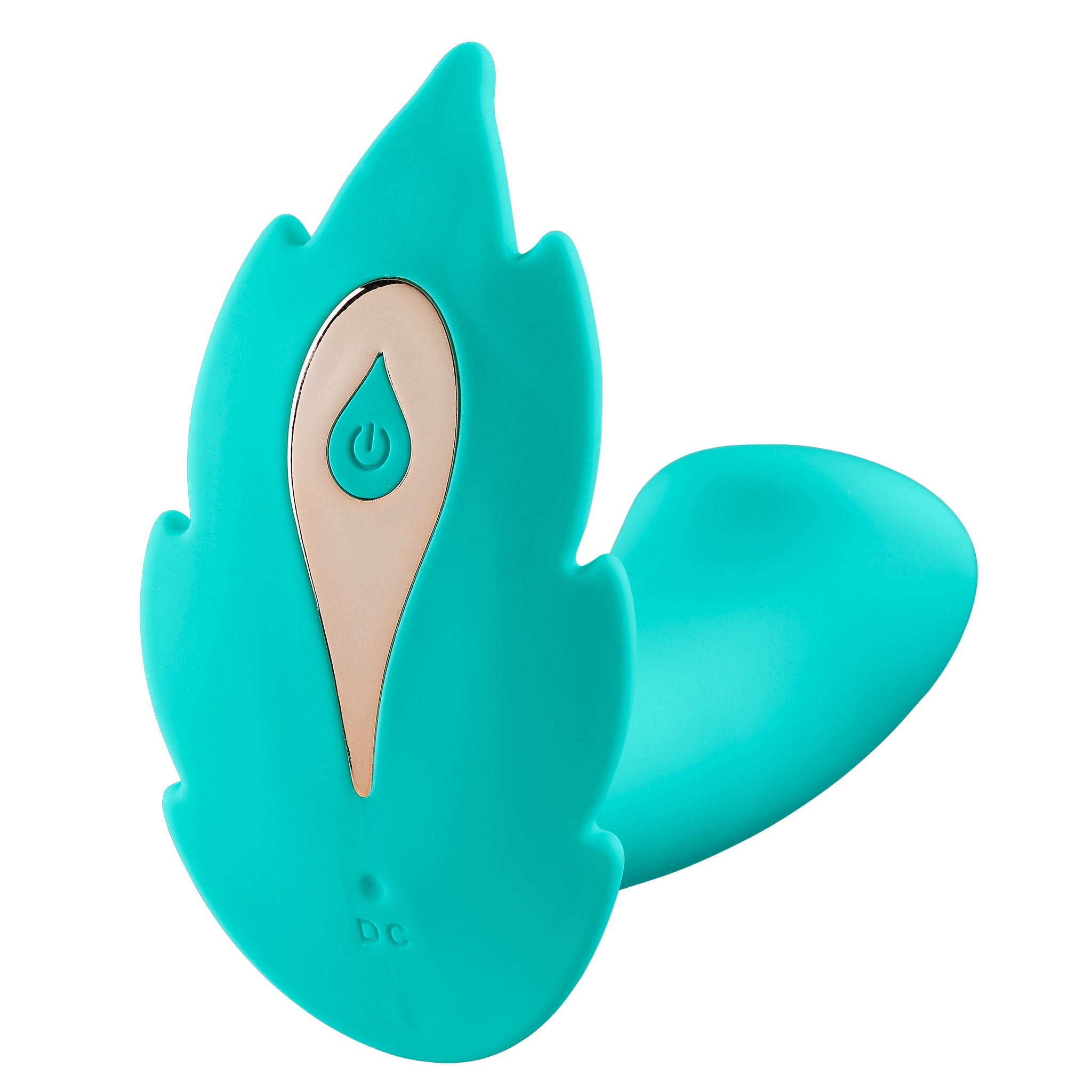 Partner Panty Leaf Vibrator With Remote Control -  Teal Teal