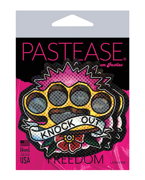 Pastease Premium Diamond Thom Brass Knock Out Knuckles - Multi Color O/s