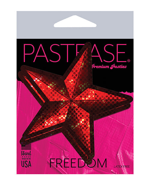 Pastease Premium Diamond Thom Disco Nautical Star - Red O/s