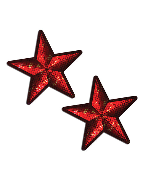 Pastease Premium Diamond Thom Disco Nautical Star - Red O/s