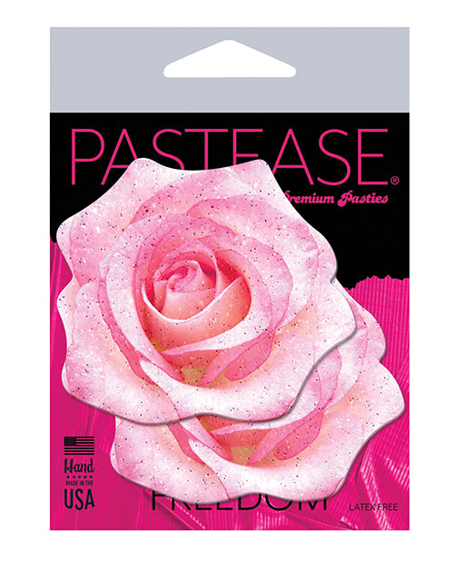 Pastease Premium Glitter Velvet Blooming Rose - O/s Pink