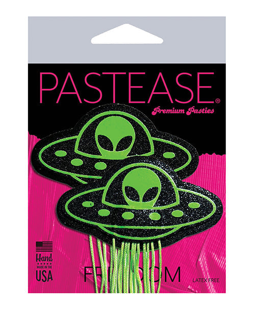 Pastease Ufo Alien Tassels Glow In The Dark