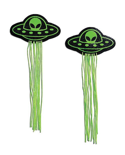 Pastease Ufo Alien Tassels Glow In The Dark