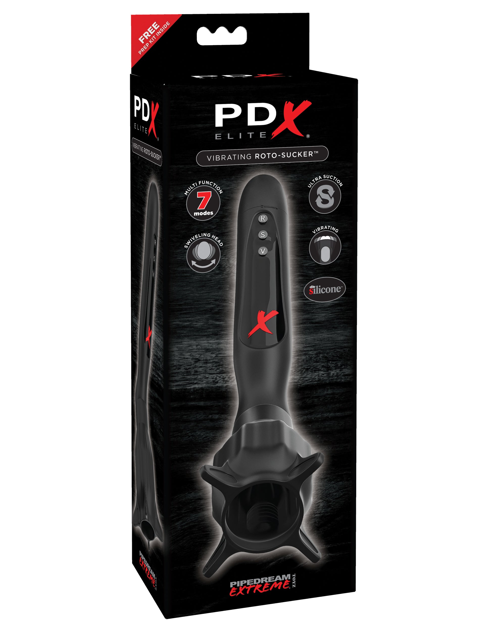 Pdx Elite Vibrating Roto-Sucker