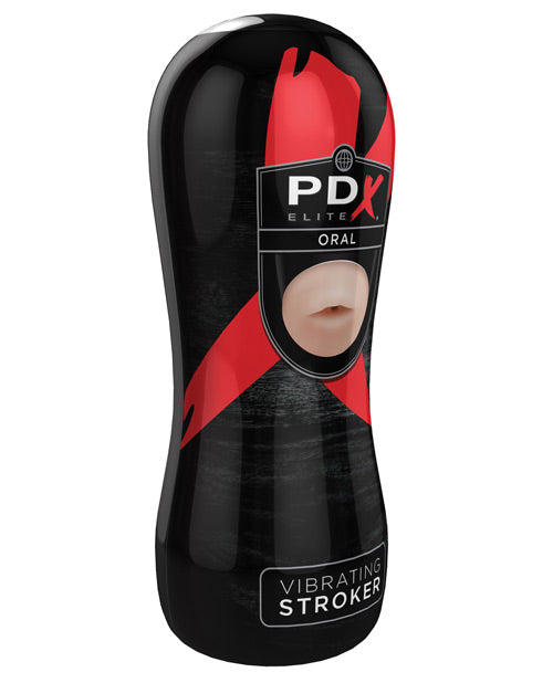 Pdx Elite Vibrating Stroker Oral