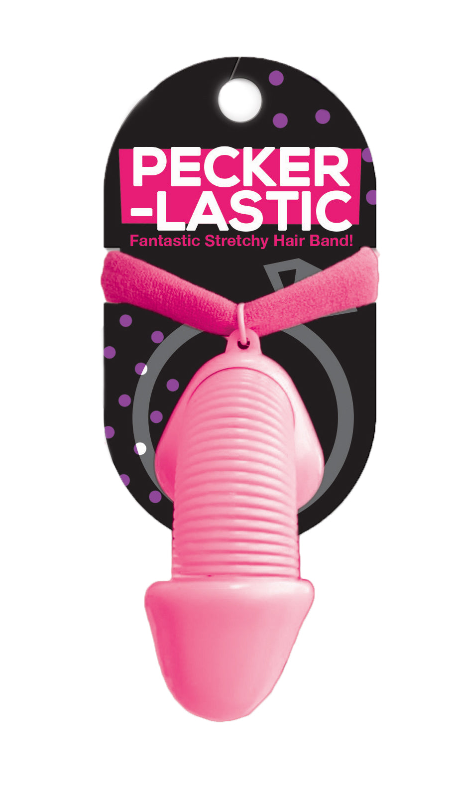 Pecker Lastick Hair Tie Pink