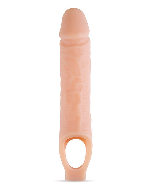 Performance Plus - 9 Inch Silicone Cock Sheath  Penis Extender - Vanilla 10"