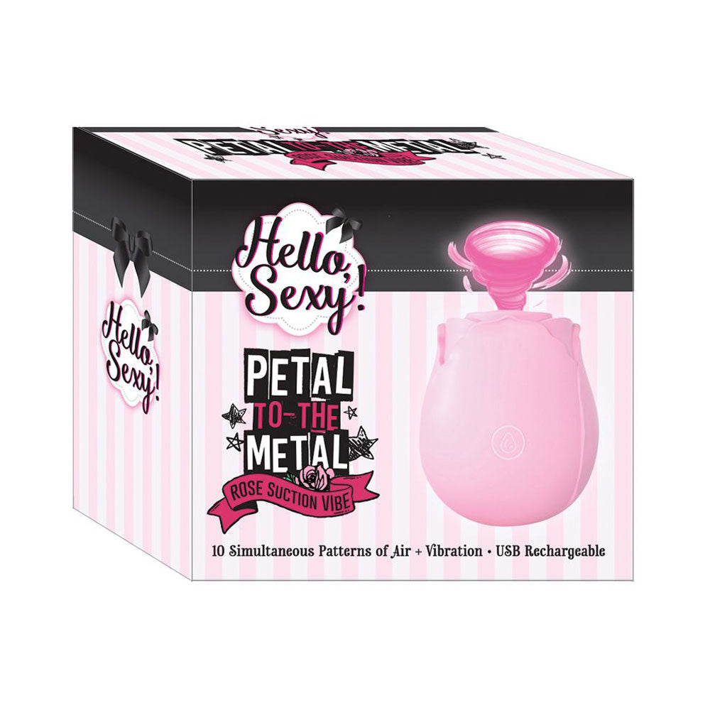 Petal to-the Metal Rose Suction Vibrator