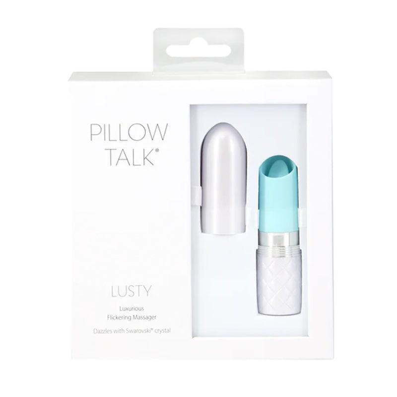 Pillow Talk Lusty Flickering Massager W/ Crystal