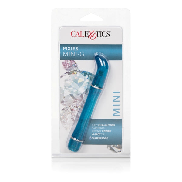 Pixies Mini G for G-Spot Stimulation Waterproof Vibrator - Blue Blue