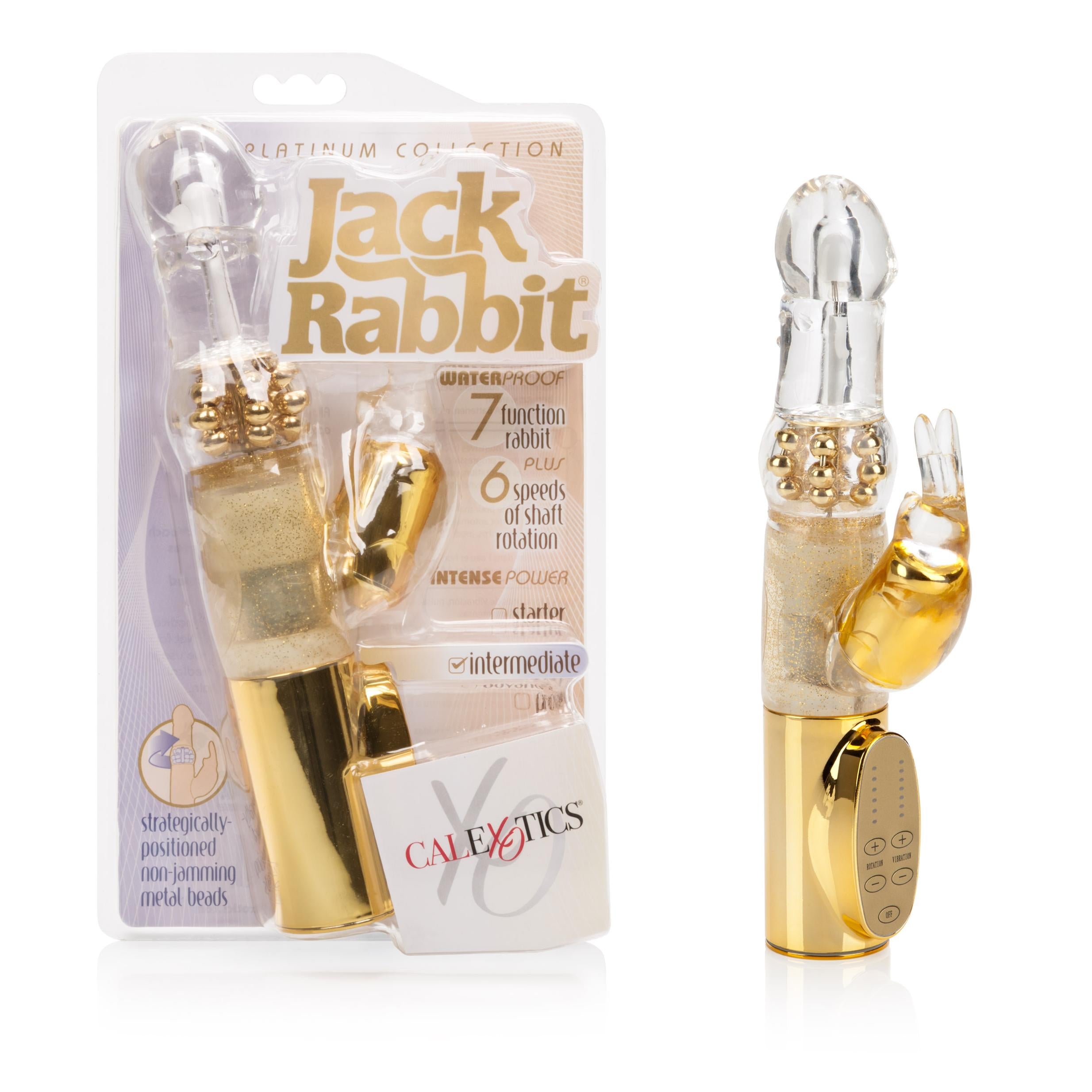 Platinum Jack Rabbit Vibrator Gold