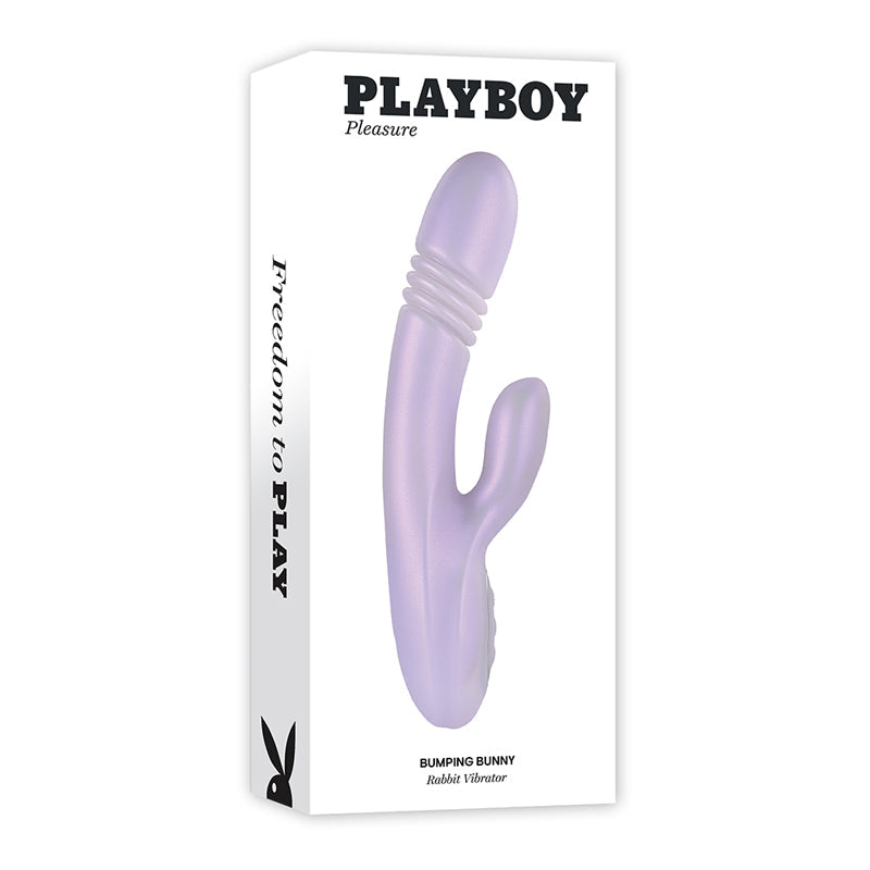 Playboy Pleasure - Bumping Bunny - Rabbit  Vibrator - Opal