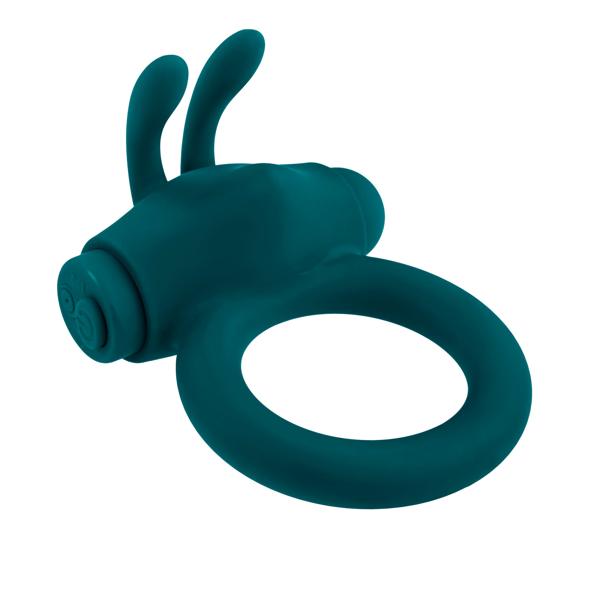 Playboy Pleasure Bunny Buzzer Cock Ring - Deep Teal