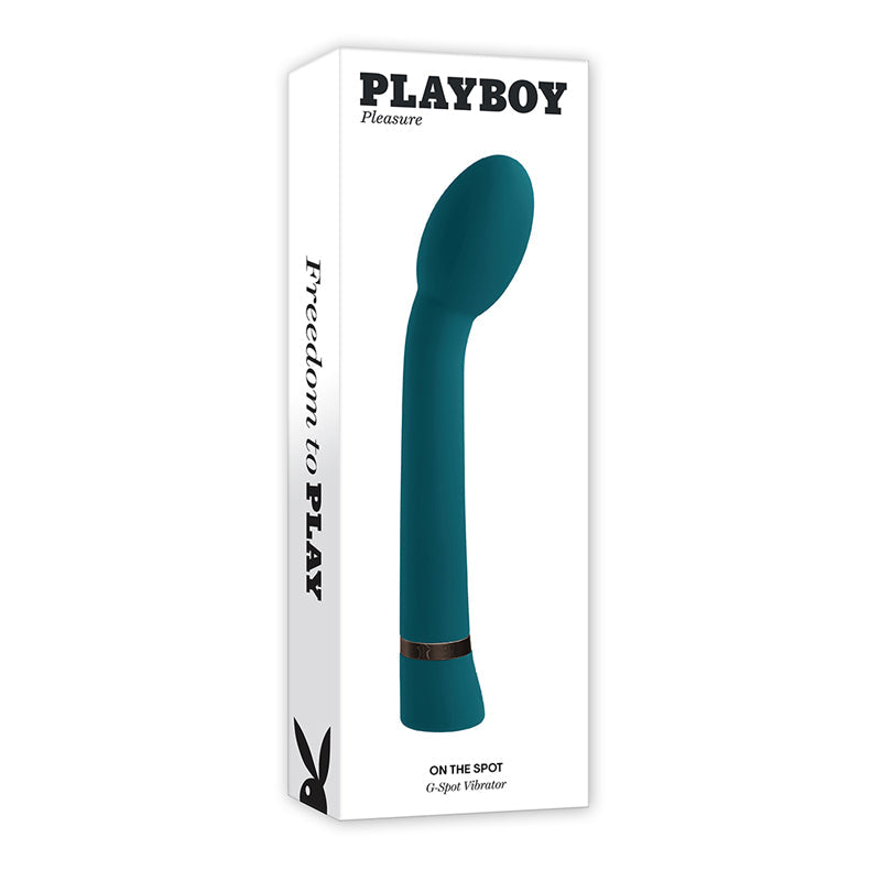 Playboy Pleasure - on the Spot - G-Spot Vibrator - Deep Teal