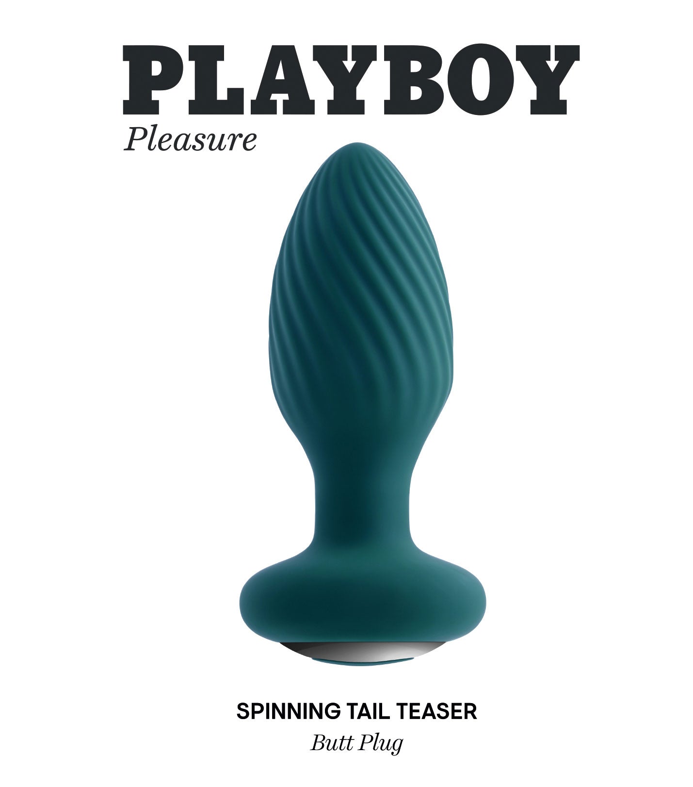 Playboy Pleasure Spinning Tail Teaser Butt Plug