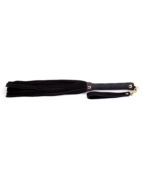 Plesur Mini Leather Flogger Black