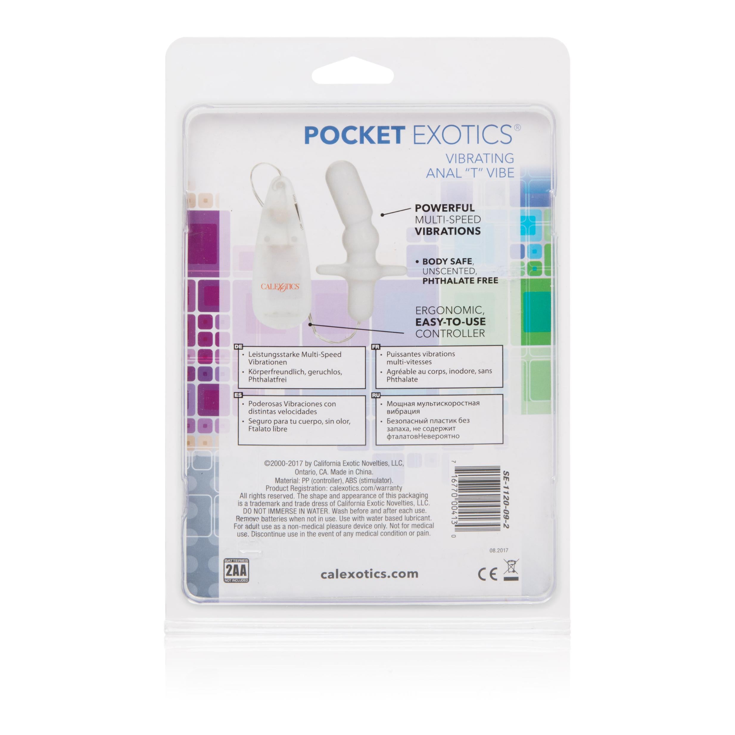 Pocket Exotics Ivory Anal-T Vibrator