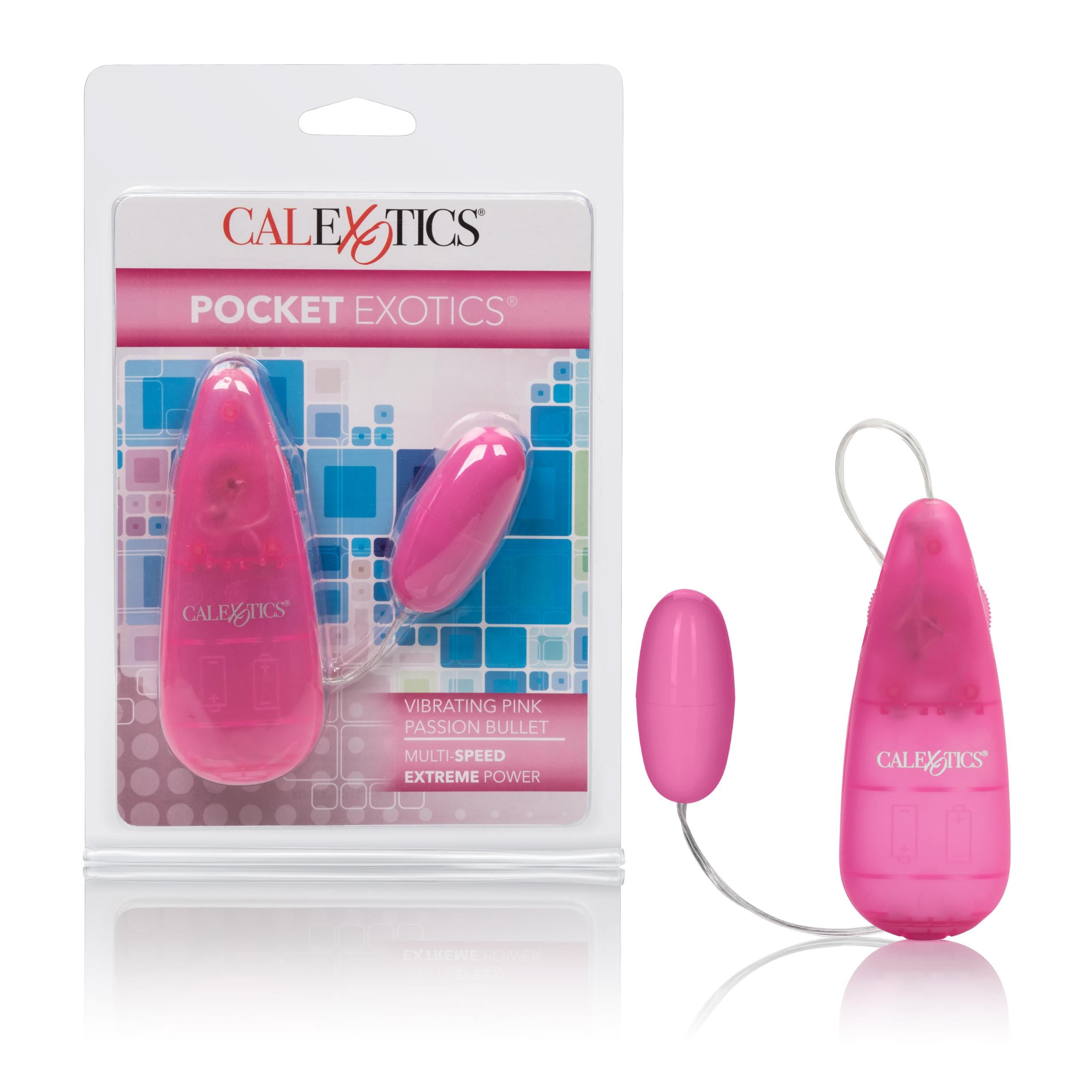 Pocket-Sized Power  Easy-to-Use Bullet - Pink Passion