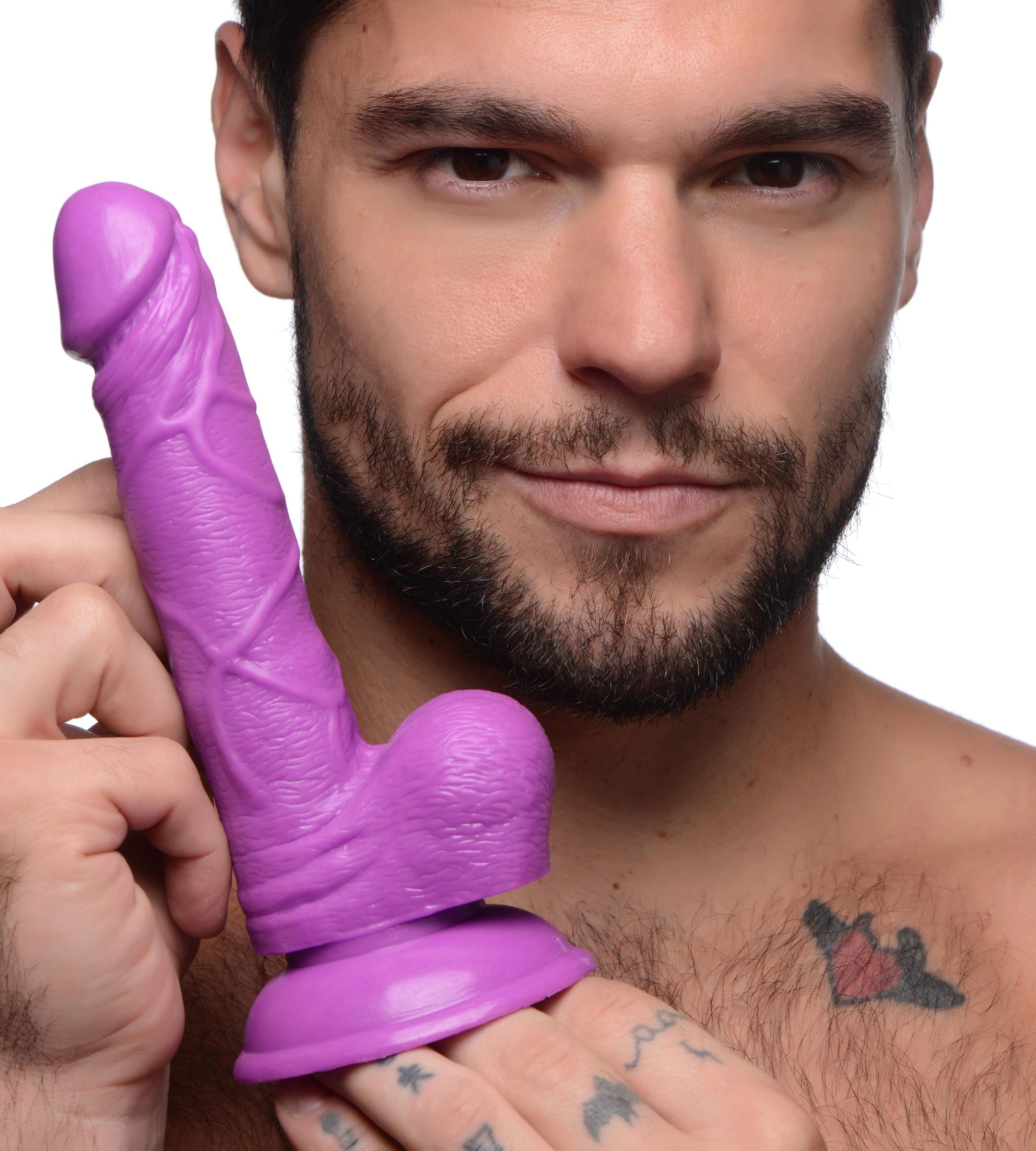 Pop 6.5in Dildo W/ Balls