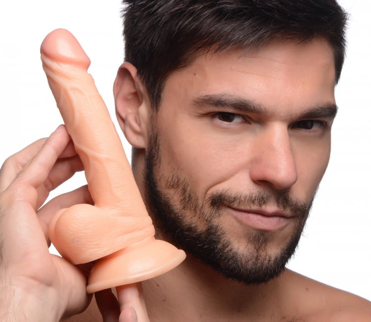 Pop 6.5in Dildo W/ Balls