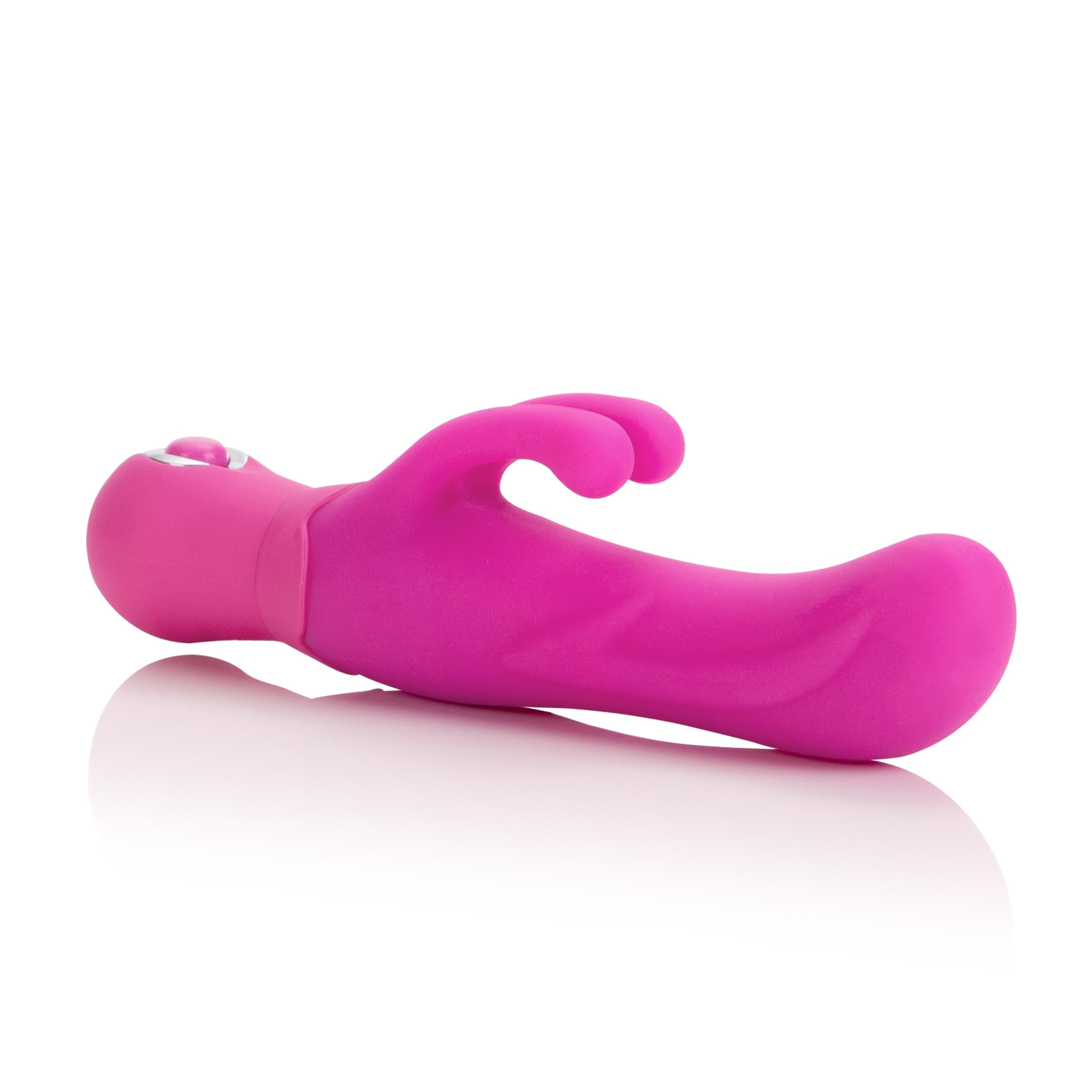 Posh Silicone Double Dancer Rabbit Vibrator - Pink Pink