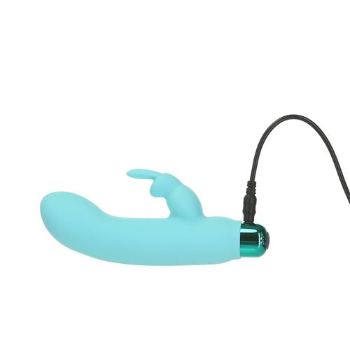 Power Alices Bunny 4in 10 Function Bullet Vibrator Teal