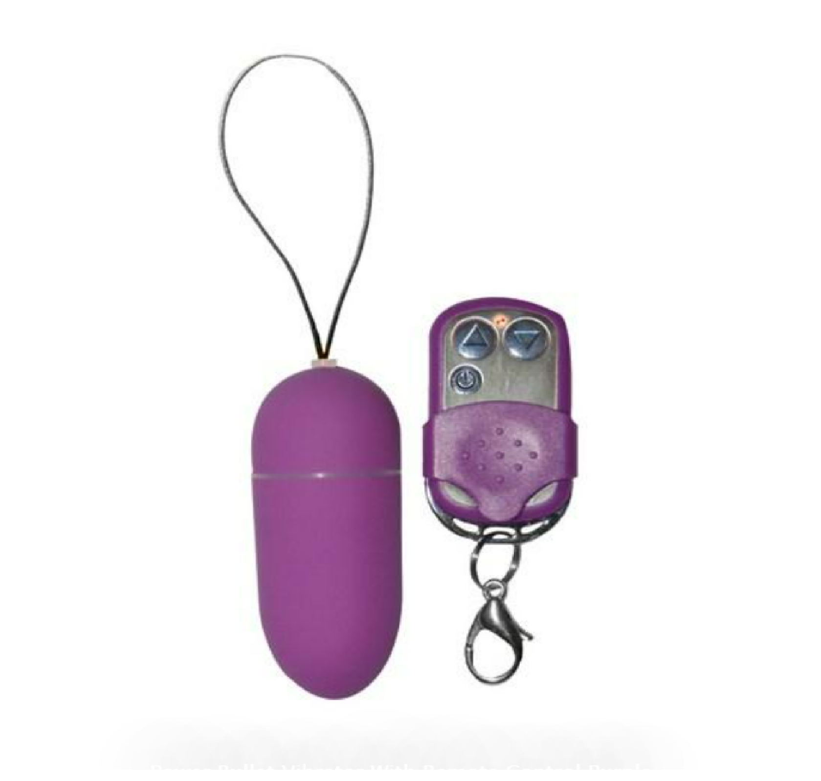 Power Bullet Vibrator With Remote Control - Purple