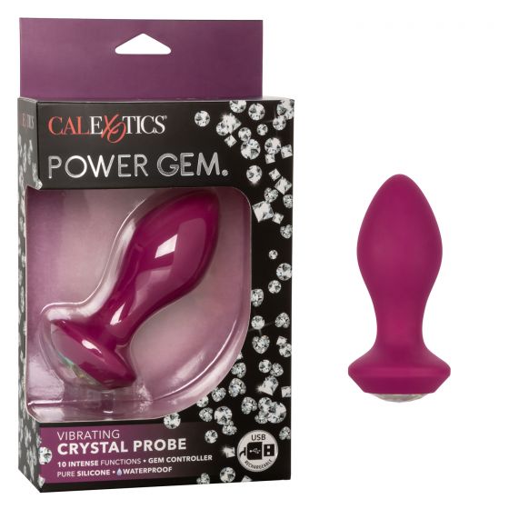 Power Gem Vibrating Crystal Probe- Purple