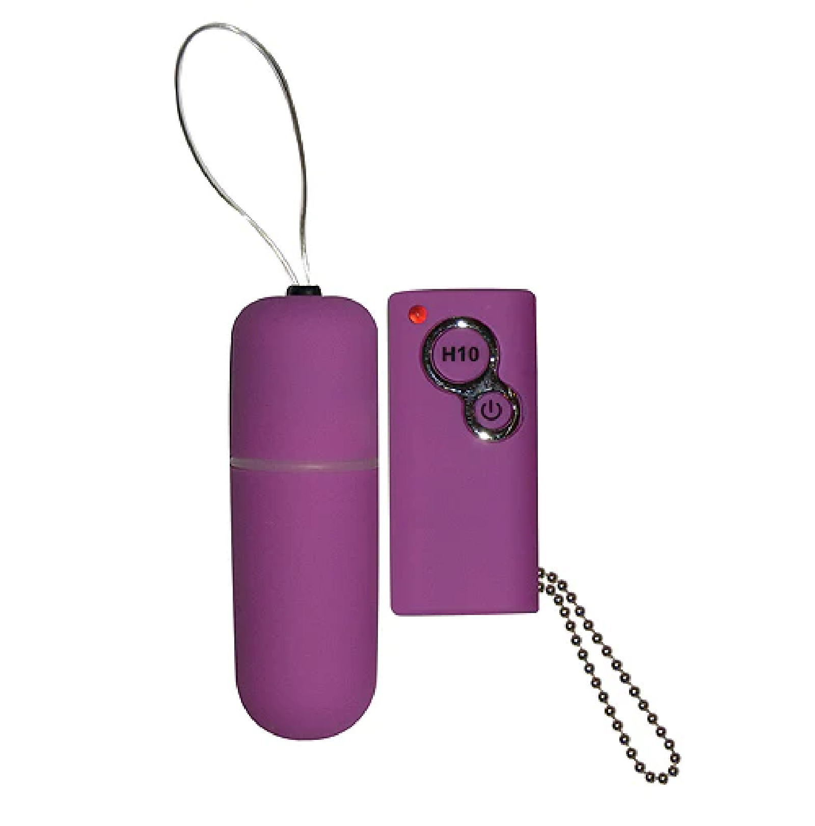 Power Slim Remote Control Bullet Vibrator - Purple