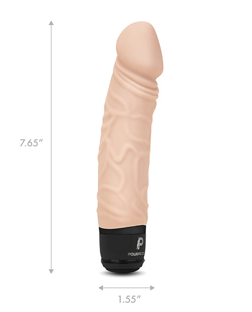 Powercocks 6.5" Realistic Vibrator Nude