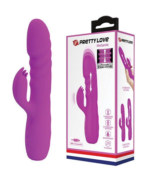 Powerful Thrusting Rabbit Vibrator - Pretty Love