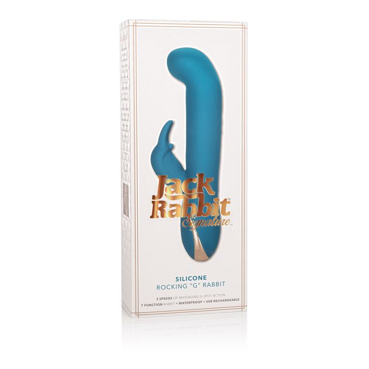 Premium Jack Rabbit Vibrator Silicone Rocking G Rabbit Vibrator