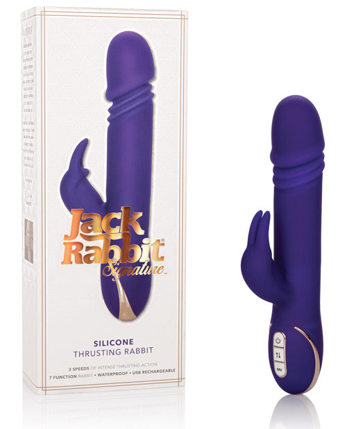 Premium Jack Rabbit Vibrator Silicone Thrusting Rabbit Vibrator