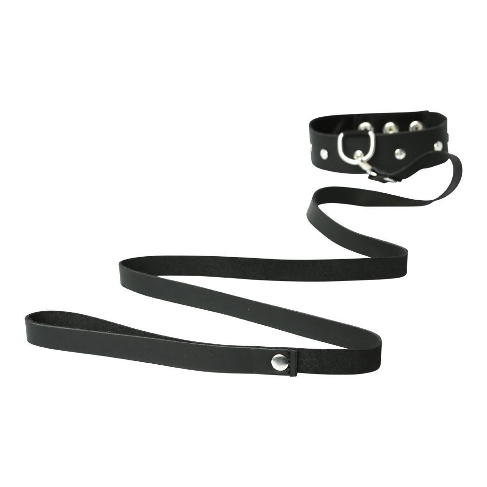 Premium Leather Leash & Collar