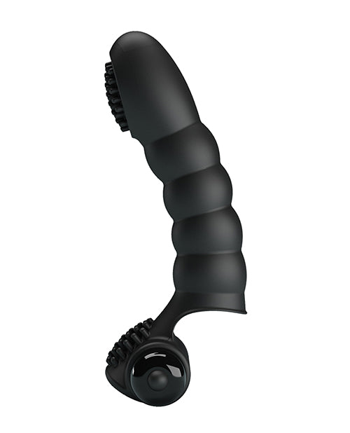 Pretty Love Alexander Finger Vibrator - Black