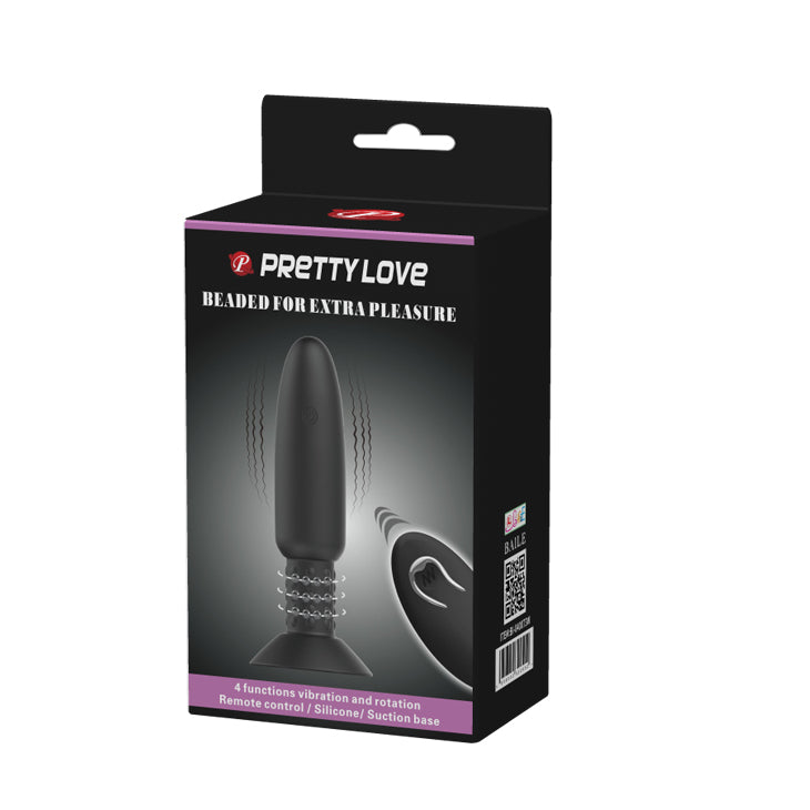 Pretty Love Beaded For Ext Pleasure Butt Plug W/ Remote