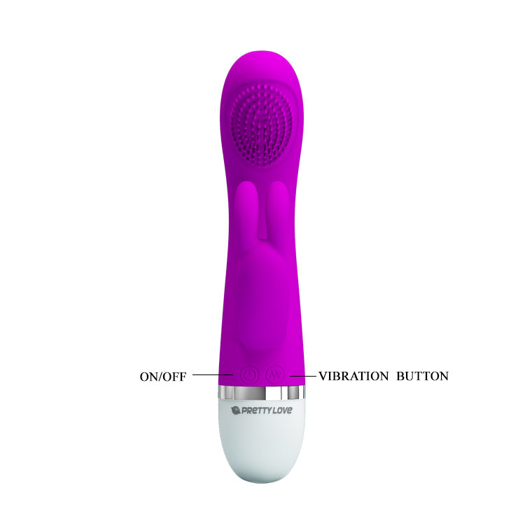 Pretty Love Christ Rabbit Vibrator Silicone Purple