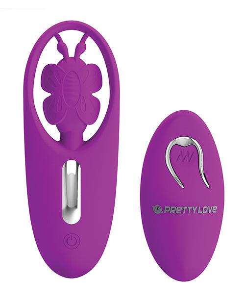 Pretty Love Dancing Butterfly Panty Stimulator with Free Panty - Fuchsia